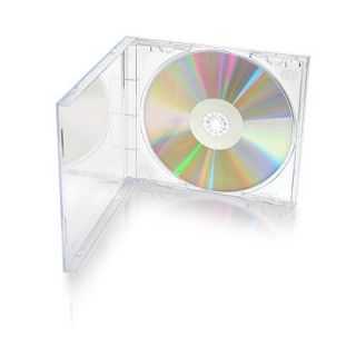 100 Standard Clear CD Jewel Case