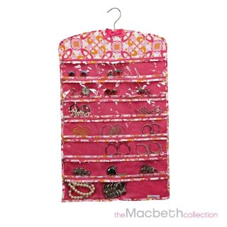 Macbeth Collection Jewelry Organizer Zippered 42 Pockets M76580