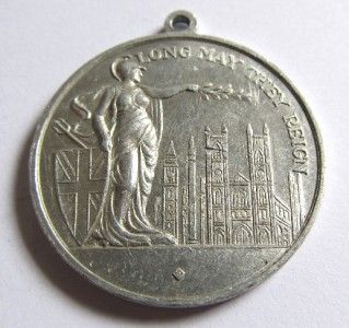 1937 Coronation of King George VI Queen Elizabeth Medal Token H22