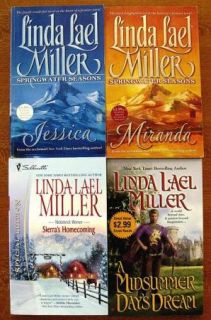  LINDA LAEL MILLER Romance Paperback Novels Just Kate, Jessica,Miranda