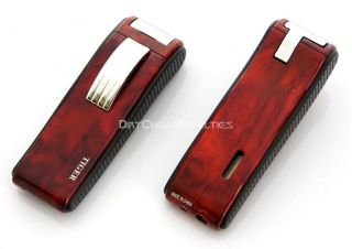 Tiger Jet Flame Torch Lighter #60275   Red Cherry Wood