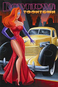 Who Framed Roger Rabbit Jessica Rabbit Downtown Toontown Mike Kungl