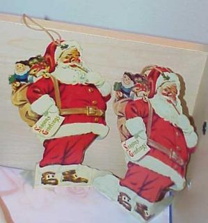  1950s 60s Santa Vintage Figural 1st Nat Bank Butler NJ Christmas Club