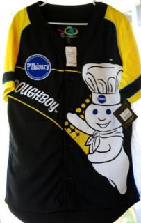 Pillsbury Doughboy General Mills GM Baseball Jersey Shirt Mens Medium