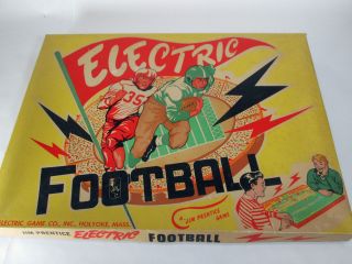 Vintage 1953 Jim Prentice Electric Football Game Model 77 F