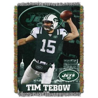 NFL New York Jets Tim Tebow 48X60 Acrylic Player Tapestry Throw