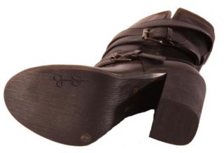 Jessica Simpson Tylera Womens Black Skipper Mid Calf Leather Boots