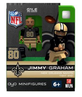 Jimmy Graham Oyo Mini Fig Figure Lego Compatible New Orleans Saints