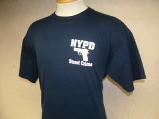 Vtg NYPD Street Crime T Shirt Soft 50 50 Col Nathan R Jessup L