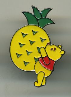 Pineapple Winnie The Pooh Tokyo Disney Pin Pins