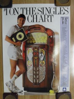 Jimmy Connors Tennis Converse Poster Jukebox