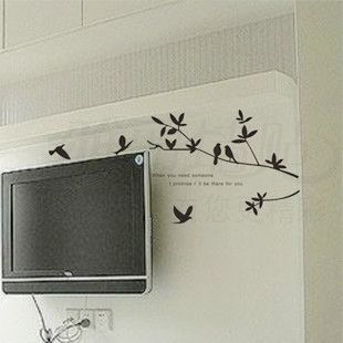 Nature Tree Animal Bird Bedroom Decal Decor Art Room Wall Sticker