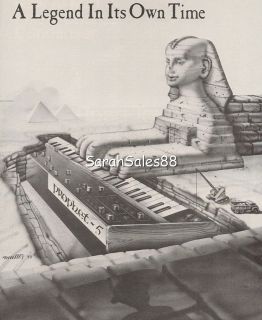 Contemporary Keyboard Magazine 1980 Jimmy Destri Blondie Korg ES 50