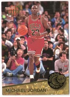 Michael Jordan 1992 93 Fleer Ultra Award Winner 1 of 5