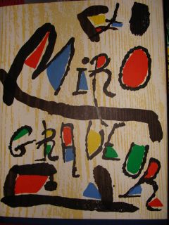 Joan Miro 3 Special Lithographs 1928 60 1º