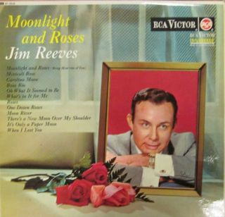 Jim Reeves Vinyl LP Moonlight Roses RCA Victor SF7639 UK EX EX