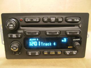 Disc Radio Changer Blazer Jimmy S10 G Van 2001 2002 15074589