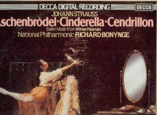 Korea Decca DDR 225 J Strauss Cinderella Bonynge 2LP