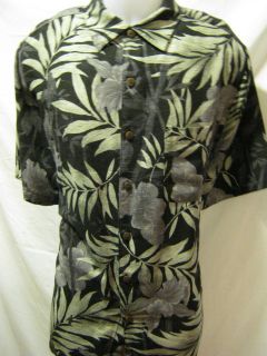 Caribbean Joe Island Supply Co. Mens L Large Mens shirt camp aloha