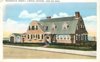 MA Home of Joseph C Lincoln Chatham Cape Cod Massachusetts Old