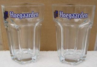 Pair of Hoegaarden Beer 25CL Glasses Made in Belgium EXC Cond