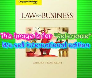 New Law for Business 17th Edition by John Ashcroft 0324786530
