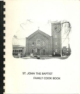Harrison Oh 1989 St John The Baptist Family Cook Book Ohio Catholic