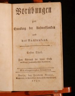 1780 82 Vorubungen Erweckung Johann Georg Sulzer