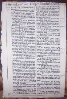  EDITION KING JAMES BLACK LETTER HE BIBLE LEAF/RARE/GOSPEL OF JOHN 5 6