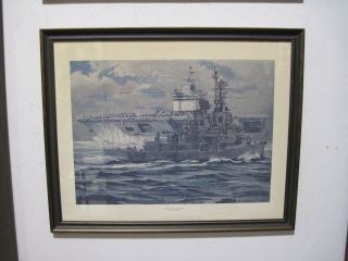Naval Print Coming Into The Wind by John Charles Roach
