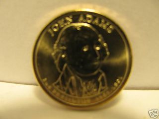 2007 P John Adams UNC Dollar Coin