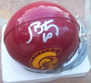 John David Booty Signed Autographed USC Trojans Mini Helmet