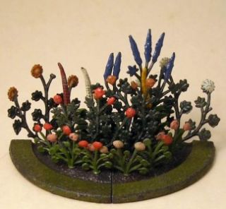 Britains Miniature Lead Garden 14 FLOWERS Pretty Bright Summer BORDER Vintage  