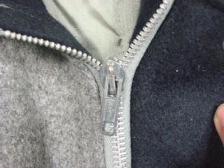 Vtg John Weitz by Aberdeen Satl Pepper Jacket Coat USA Made Ideal Zipper  