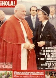 Pope John Paul II Karen Grassle Hola Mag 1979  
