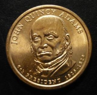 John Quincy Adams 2008D Gold Dollar Type 2 Clad Coin 6th President Denver 373  