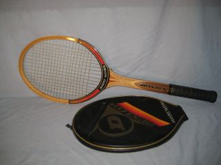Dunlop Maxply John McEnroe Wood Tennis Racquet Racket England Light 4 5 8 Nice  