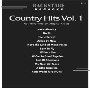 Karaoke CD G Backstage 2717 New Best Country Hits Vol 1  