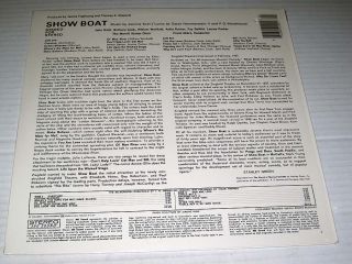 SEALED Musical Soundtrack Showboat Columbia Stereo John Raitt  