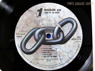 WISHBONE ASH NM WAX Raw To The Bone 1985 Japan Press John Wetton OBI LP g603  