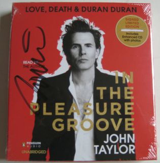 JOHN TAYLOR In the Pleasure Groove Love Death Duran Duran SIGNED LIMITED  