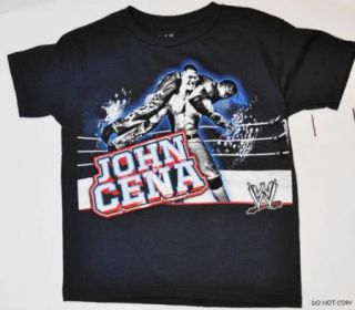 NEW BOYS WWE WRESTLING JOHN CENA 14 16 T SHIRT FITS SIZE 10 12  