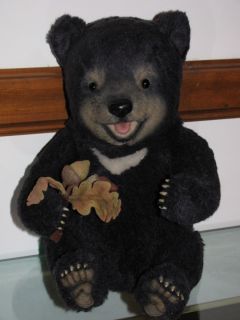 R John Wright Baby Bear Series Pep Black Baby Bear  