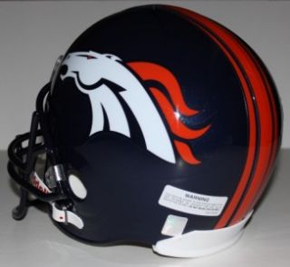John Elway Signed Broncos FS Helmet w Inscriptions Elway Hologram  