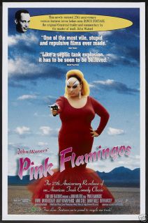 Pink Flamingos Horror Movie Poster John Waters Divine  