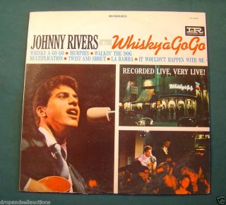 Johnny Rivers Whiskey A Go Go 1964 Record LP Vinyl  