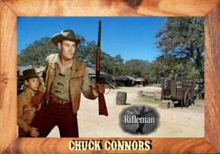 Magnet Television Western Rifleman Chuck Connors Johnny Crawford Photo Magnet  