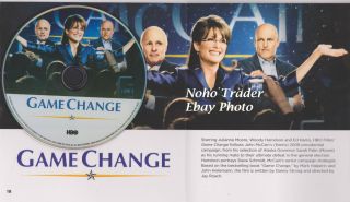 RARE 2012 Emmy DVD Game Change Julianne Moore Sarah Palin John McCain  