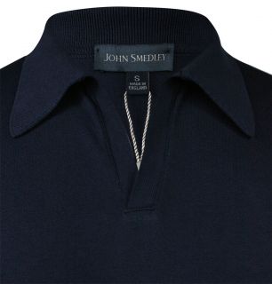 John Smedley Jeremy Polo Shirt Navy  