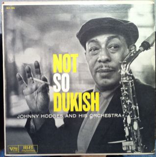 Johnny Hodges not So Dukish LP VG MG V 8355 Vinyl 1960 DG Record  